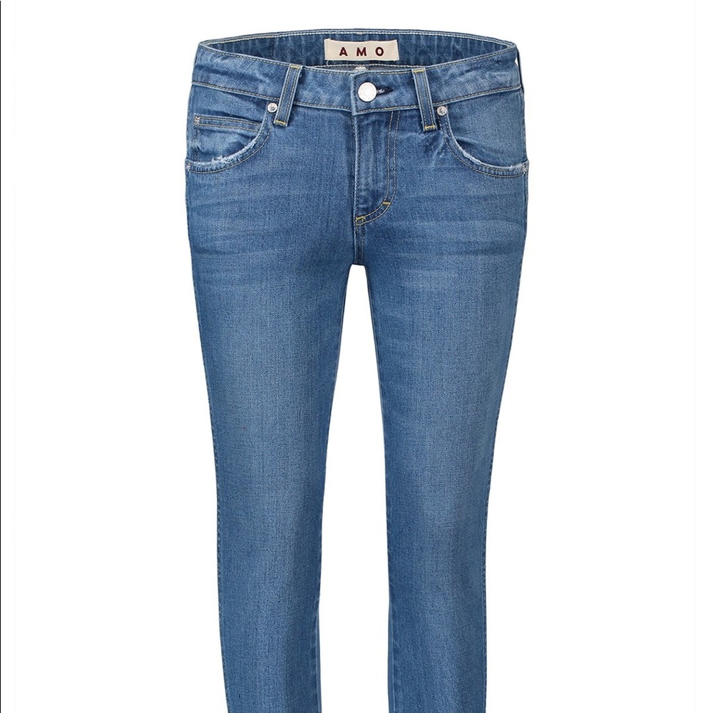 AMO
Twist Frayed Split Hem Skinny Jeans - Picture 2 of 5